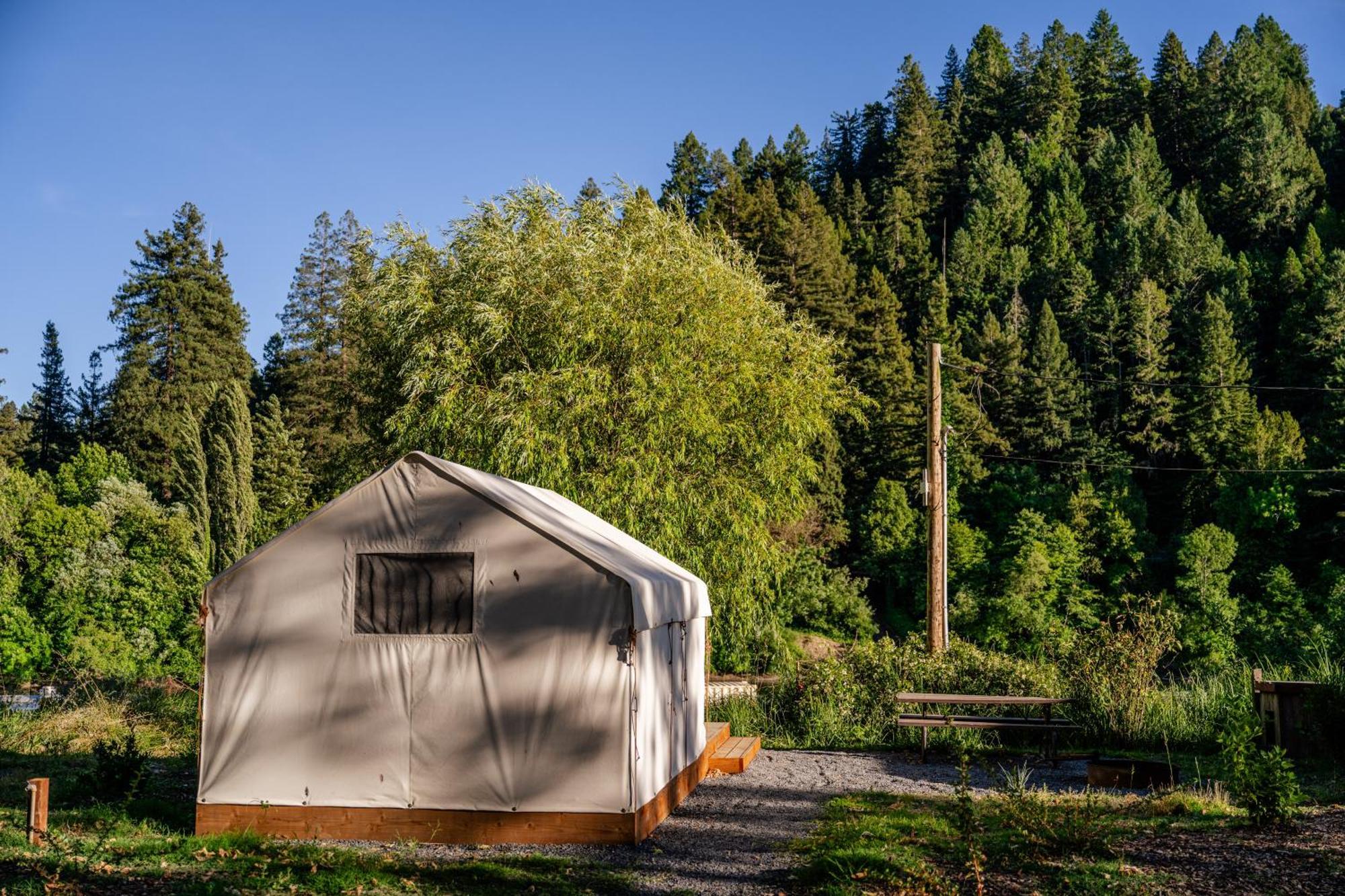 Johnson'S Beach Cabins And Campground ガーンビル エクステリア 写真